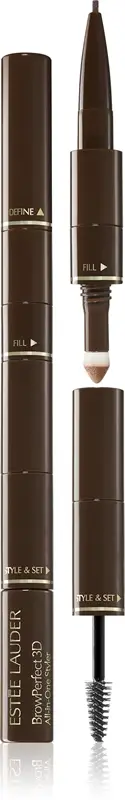 Estee lauder BrowPerfect 3D All-In-One Styler - Matita per sopracciglia multifunzionale Seal Brown
