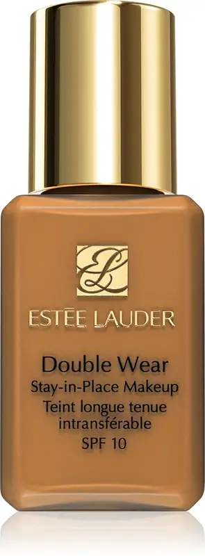 Double Wear Stay-in-Place Mini fondotinta lunga tenuta SPF 10 colore 6W1 Sandalwood 15 ml