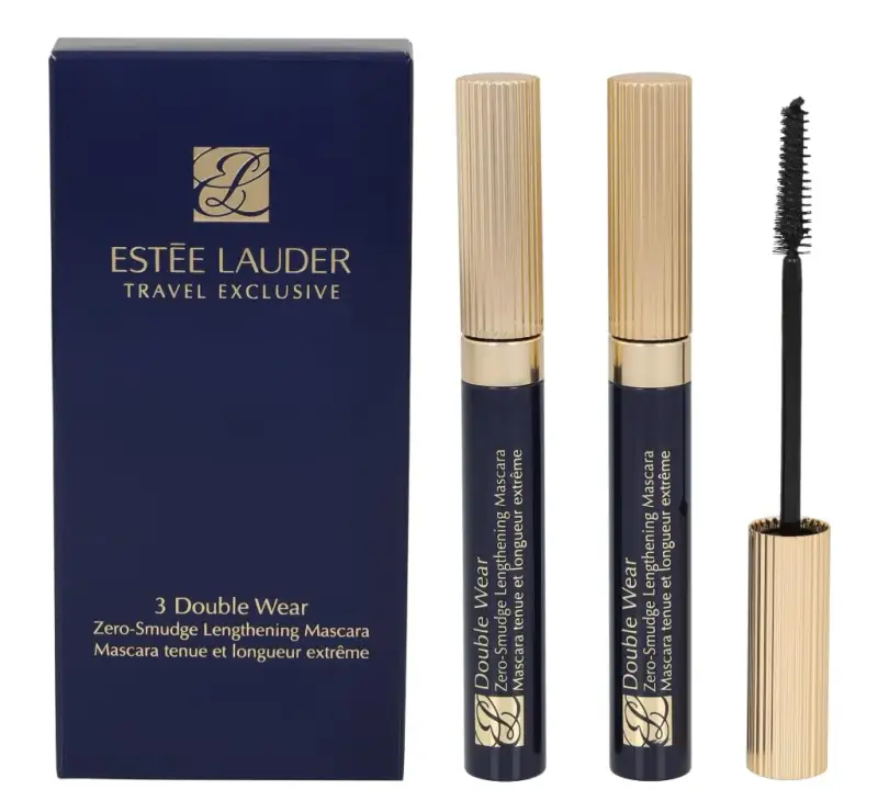 Estee Lauder Mascara Black 3 Double Wear Travel Retail Trio Set 18ml