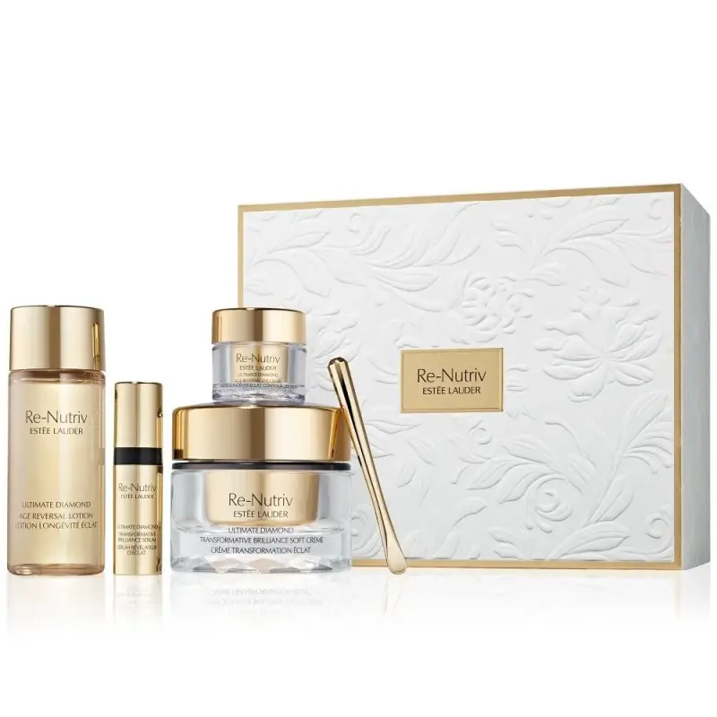RE-NUTRIV Ultimate Renewal SET DIAMOND BRILLIANCE - Tonico viso,Crema antirughe,Cofanetto antirughe