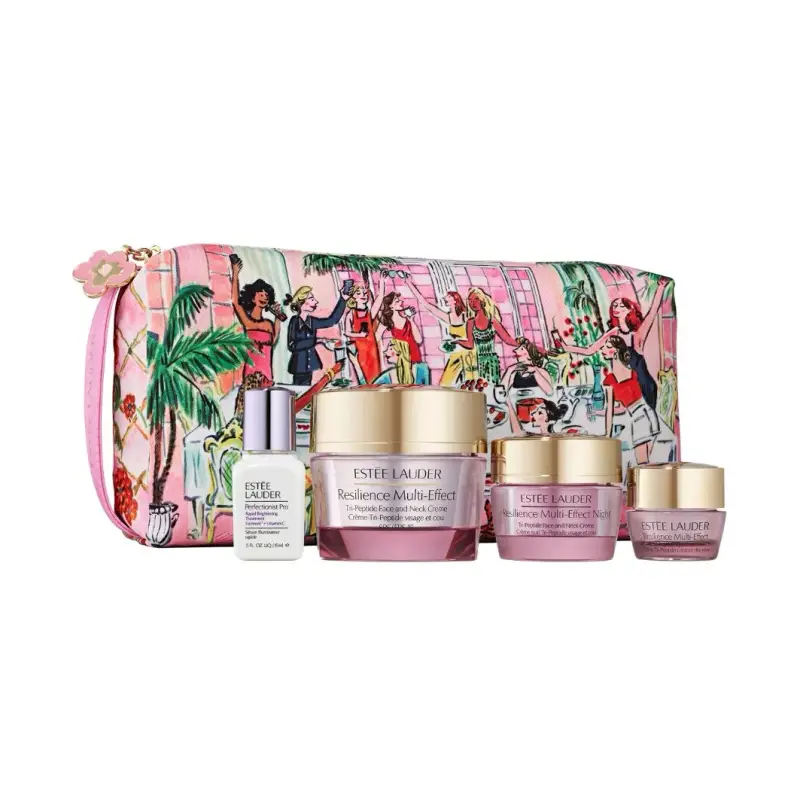 Set Lauder Resilience Multi-Effect 50ml Multi-Effect Night 15ml Perfectionist Birght 15mlmini 5ml@