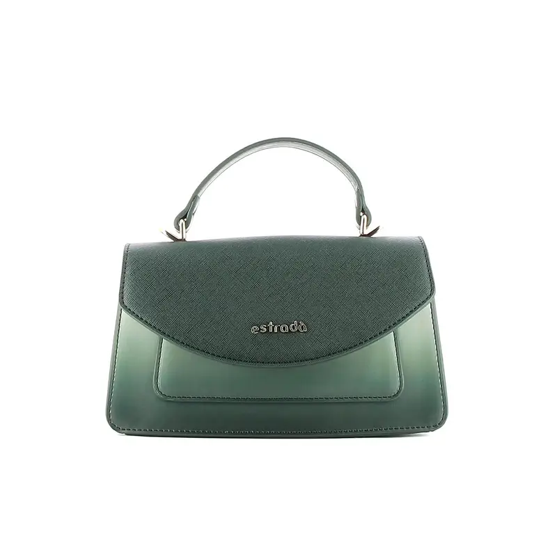 Bauletto verde con patta