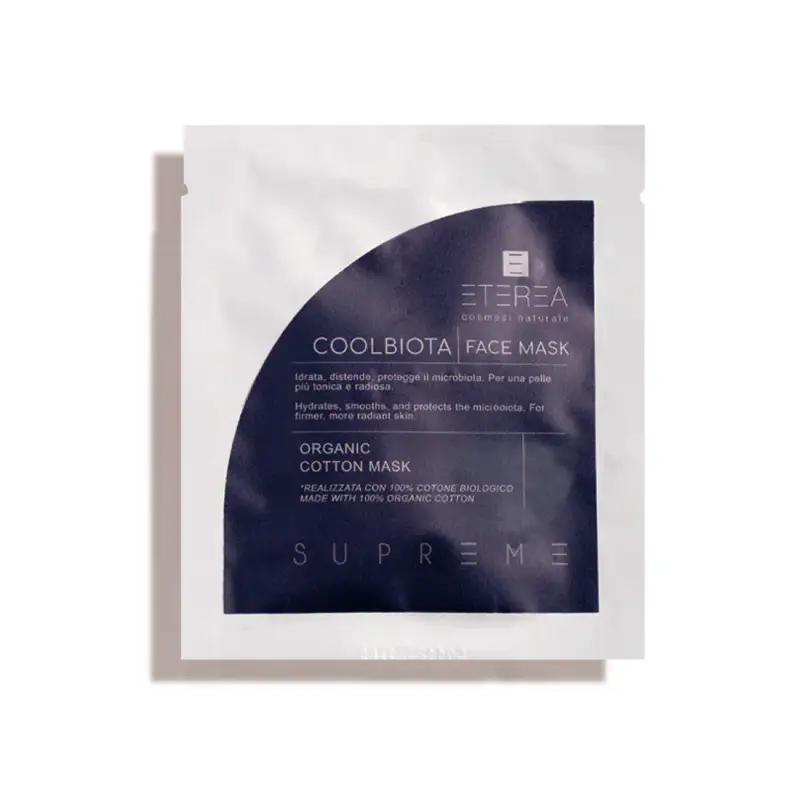 Supreme Coolbiota Mask - Maschera viso idratante,Maschera lenitiva viso
