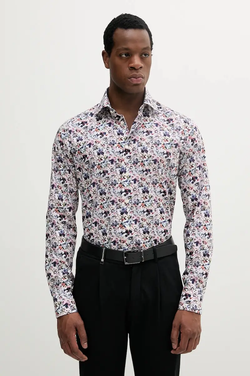 camicia in cotone uomo colore bianco 100012667