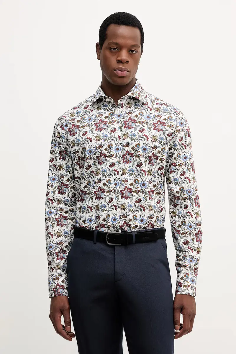 camicia in cotone uomo colore bianco 100013941