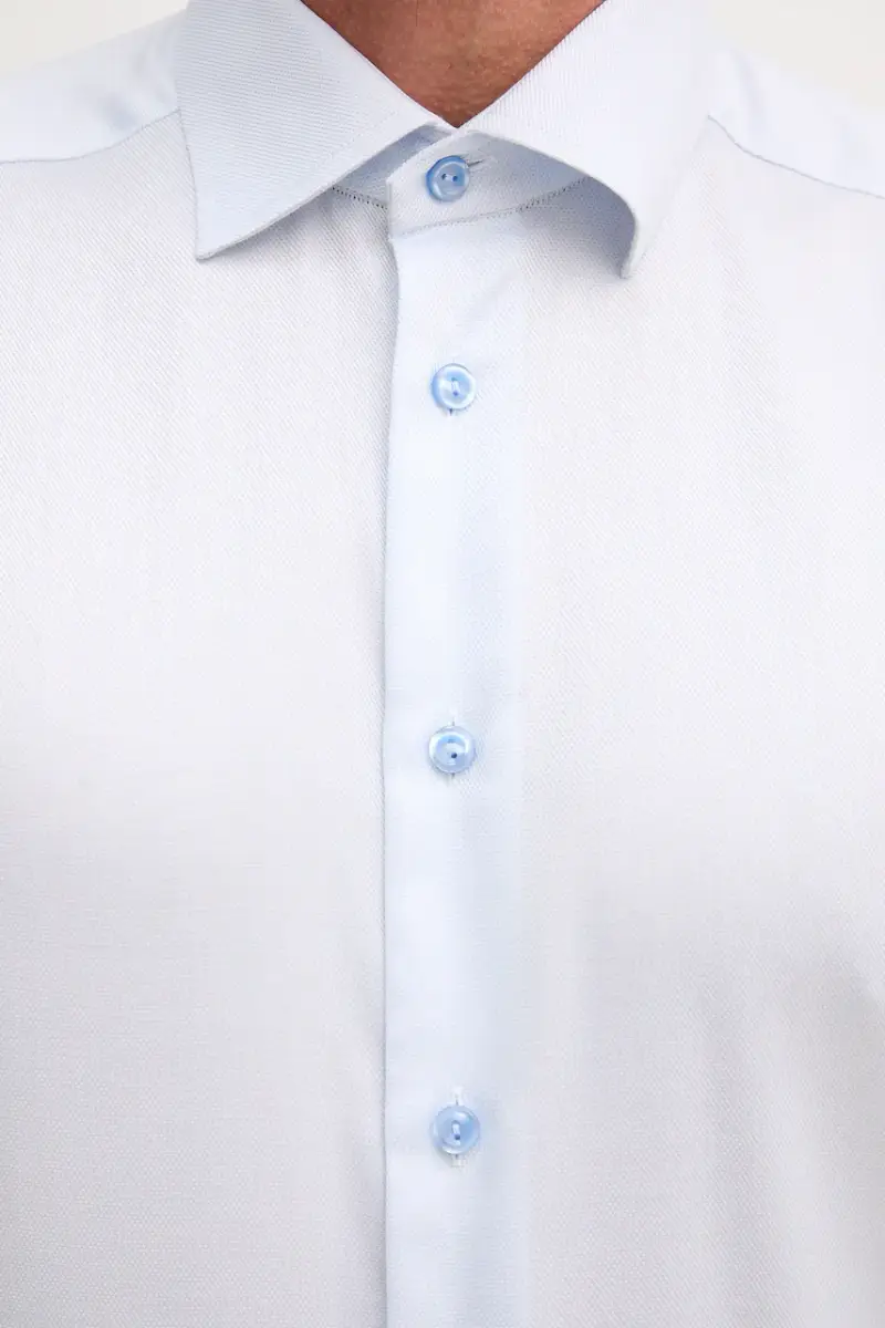 camicia in cotone uomo colore blu 100013938 miniatura 5