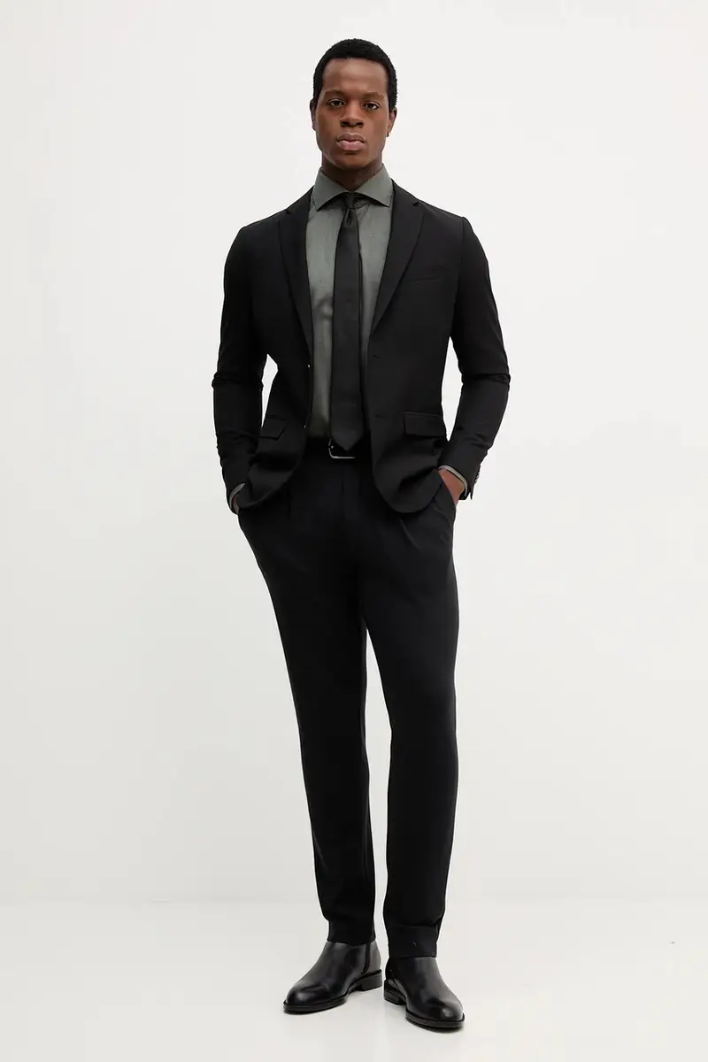 camicia in cotone uomo colore verde 100013963 miniatura 2