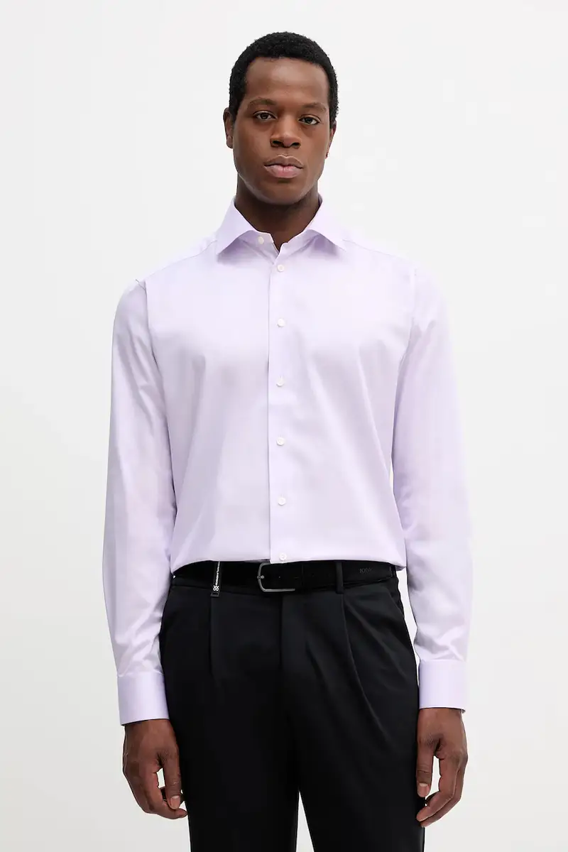 camicia in cotone uomo colore violetto 100013933