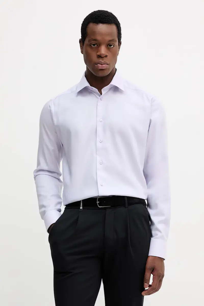 camicia in cotone uomo colore violetto 100013943