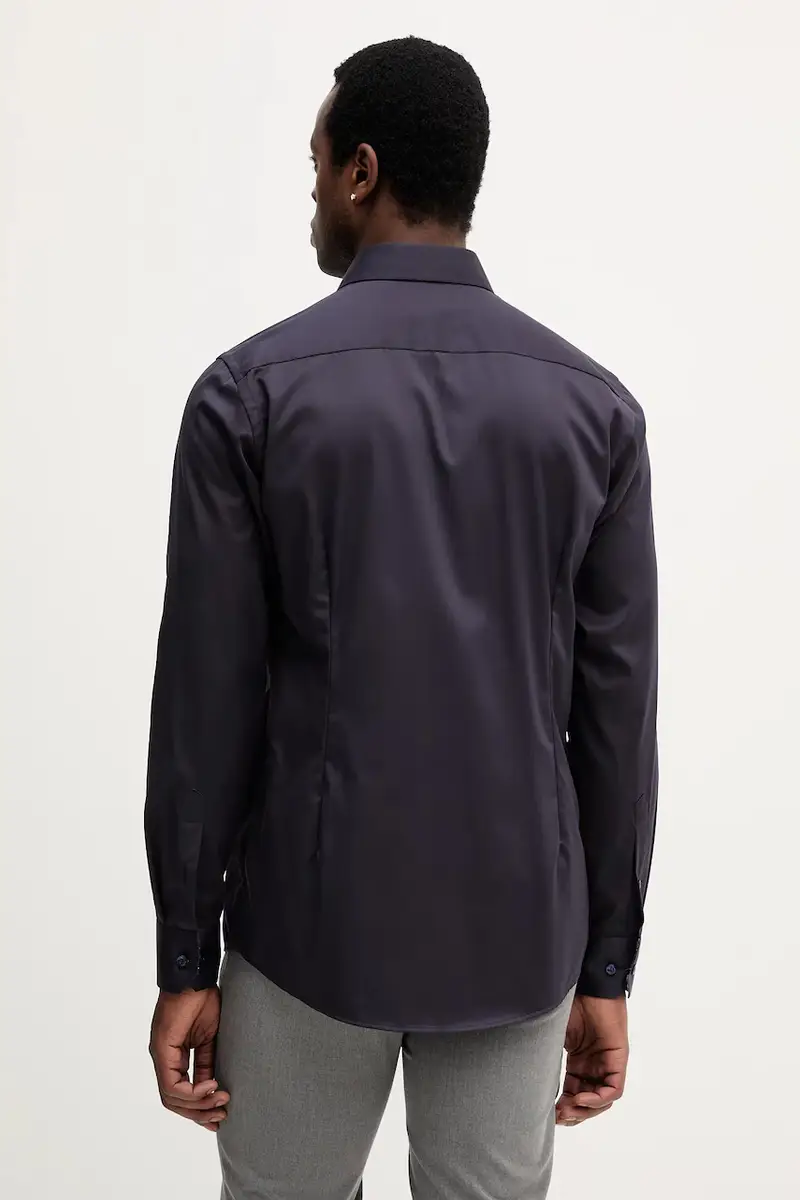 camicia in cotone uomo colore violetto 100014396 miniatura 3