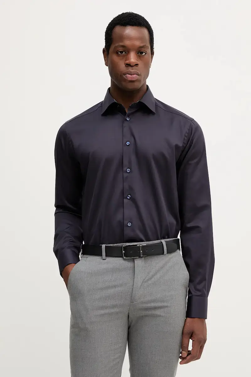 camicia in cotone uomo colore violetto 100014396