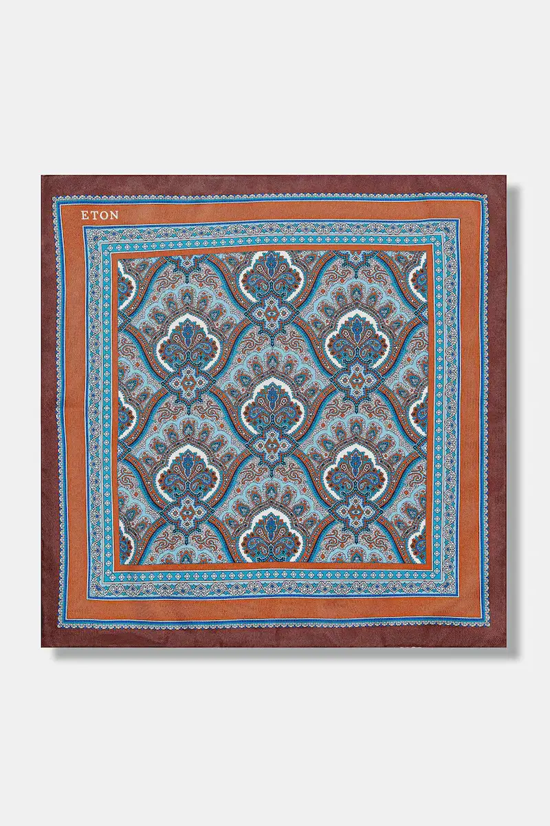 federa di seta colore rosso A00031567 Arancione