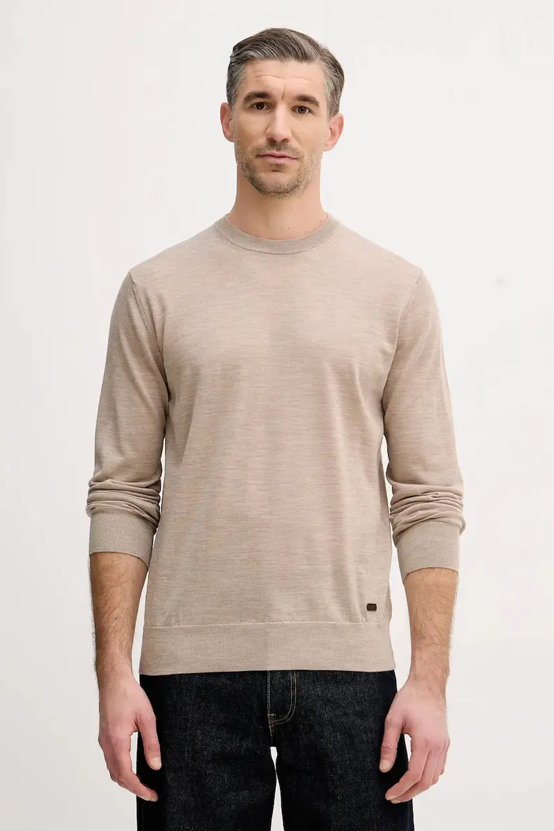 maglione in lana Beige