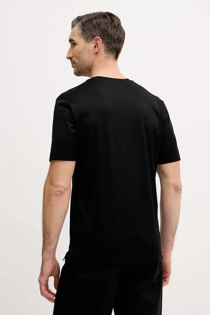 Eton T-shirt Nero 3982120 miniatura 3