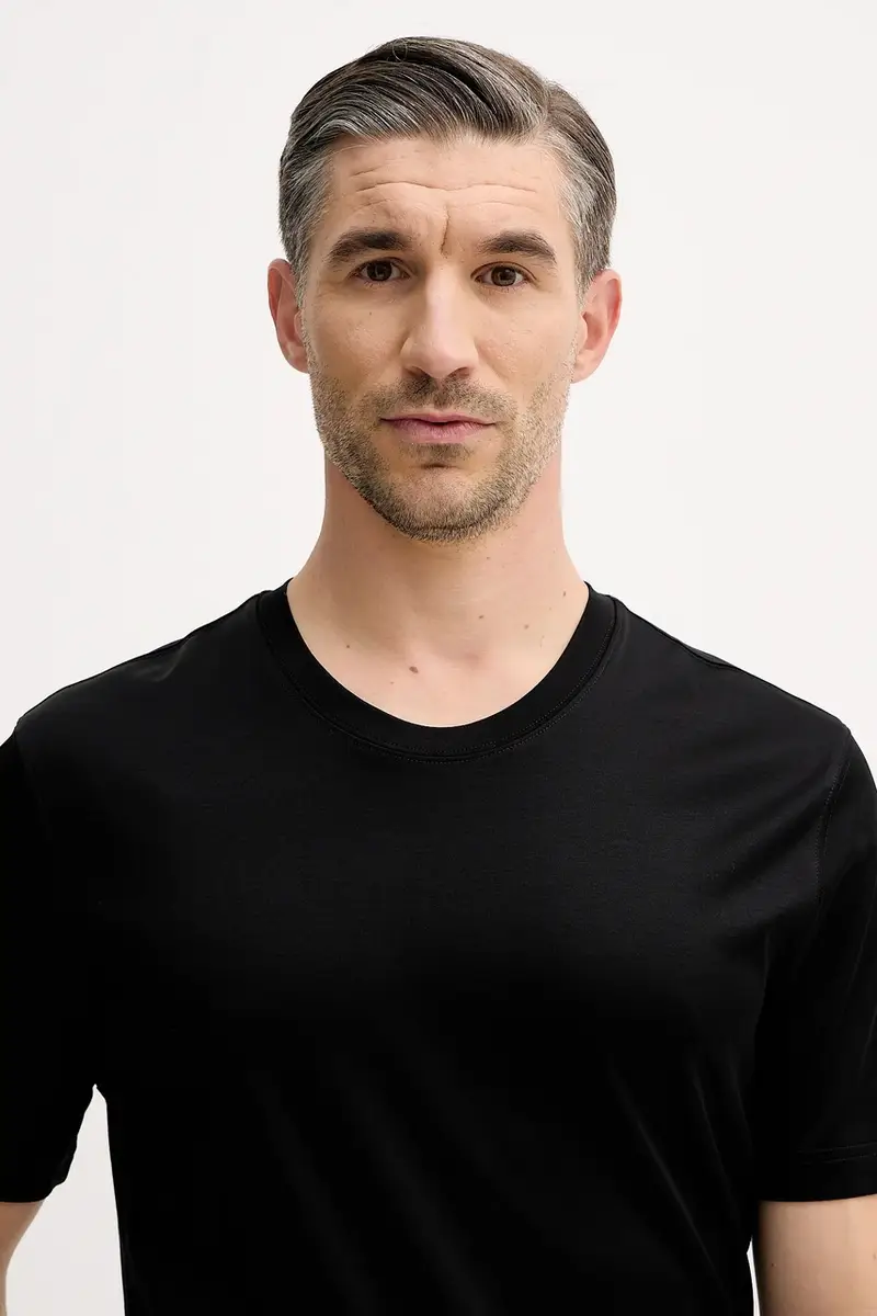 Eton T-shirt Nero 3982120 miniatura 4