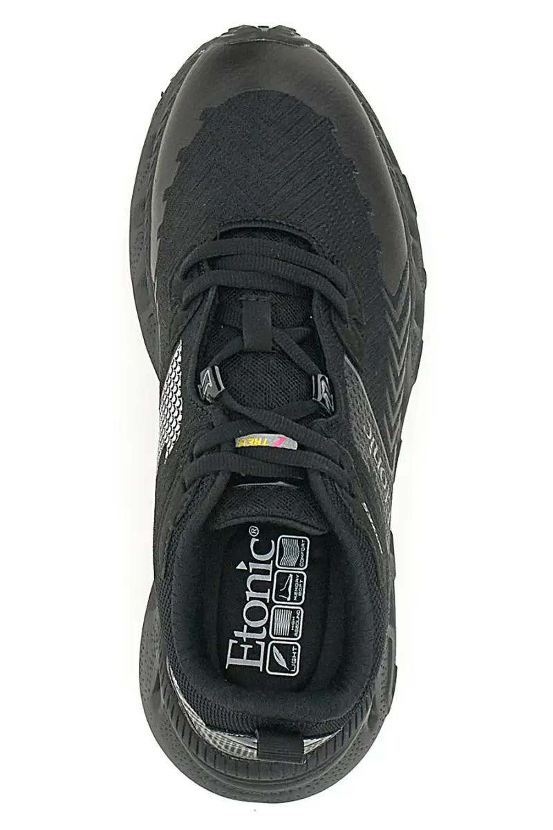 Sneakers Nere Sportive Etonic Rozes [NERO] miniatura 5