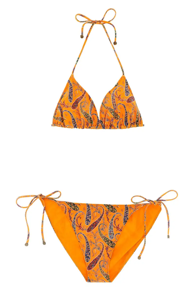 Bikini Paisley Floreale Arancione