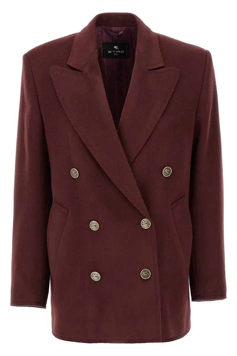 Blazer Doppiopetto Bordeaux
