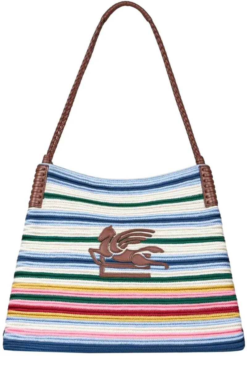 Borsa shopping Libra in tessuto