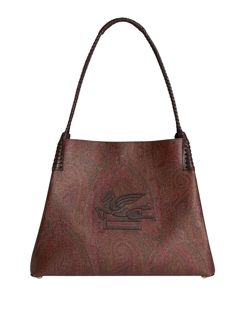 Borsa Shopping Libra Marrone