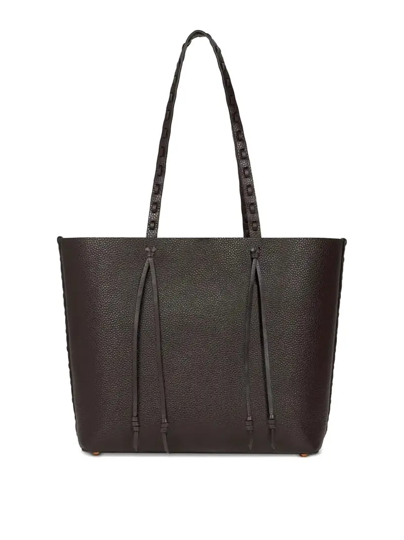 Borsa shopping media essenziale Marrone