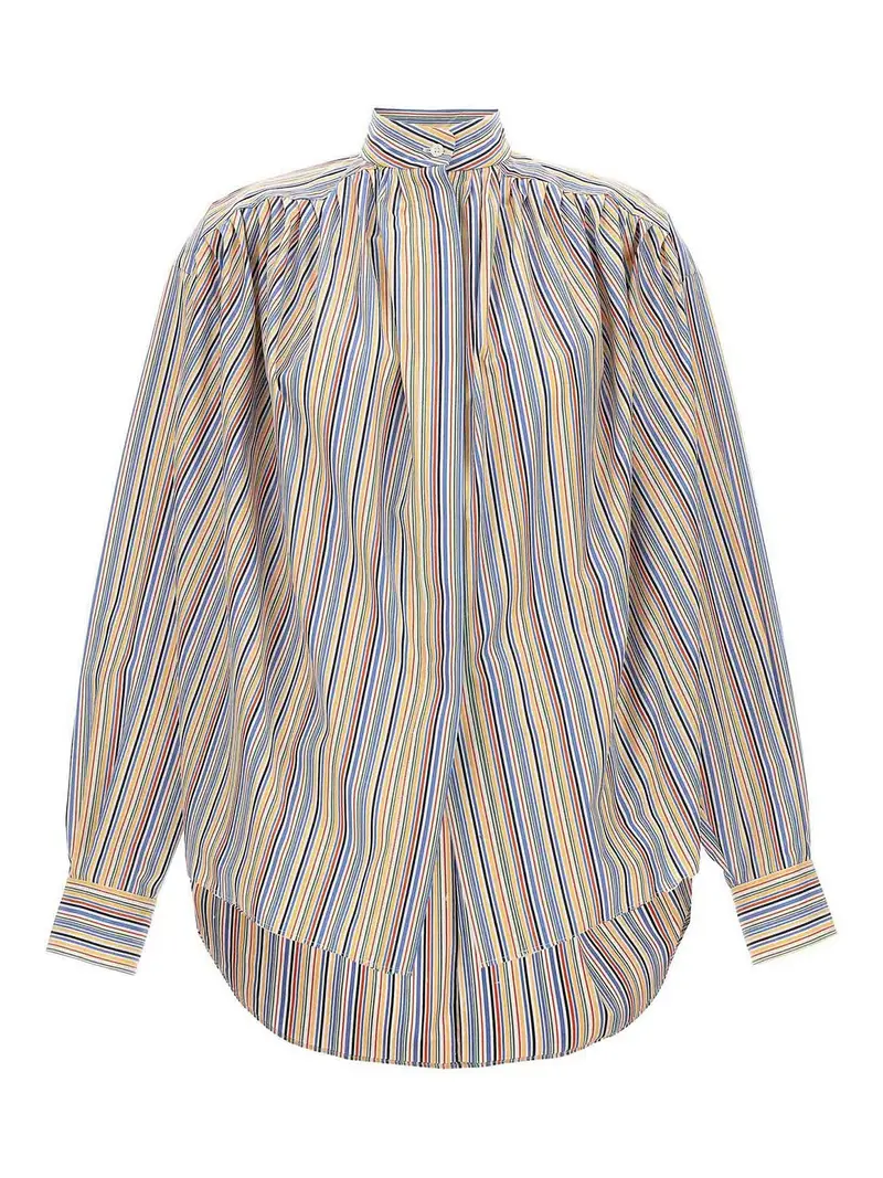 Camicia a righe Multicolore