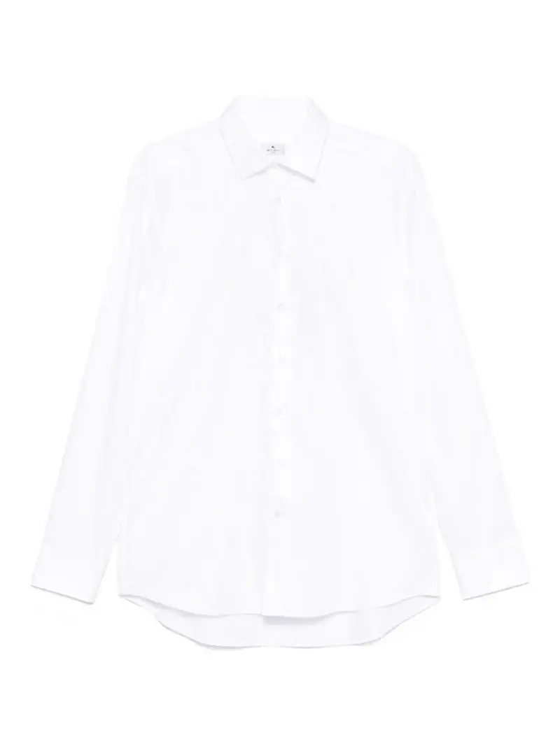 Camicia di cotone bianco