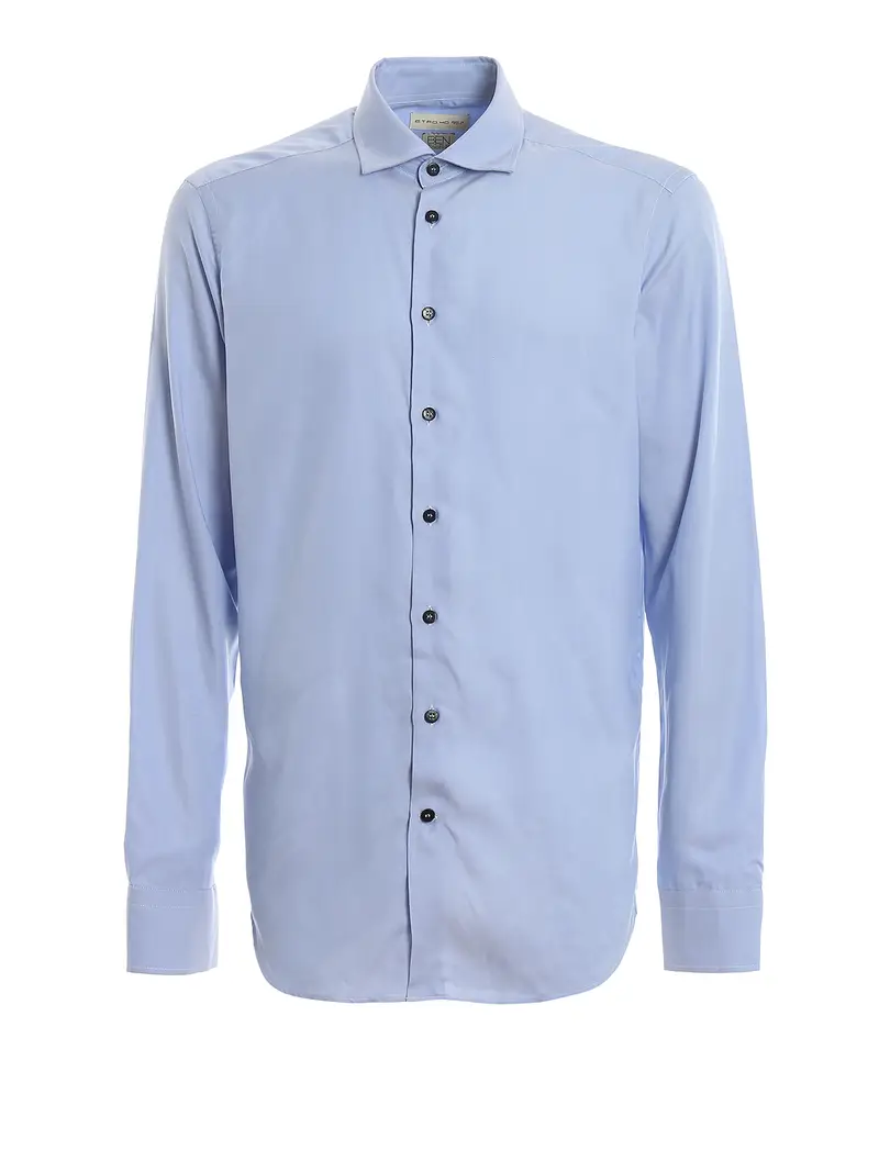 Camicia eco-friendly celeste Azzurro
