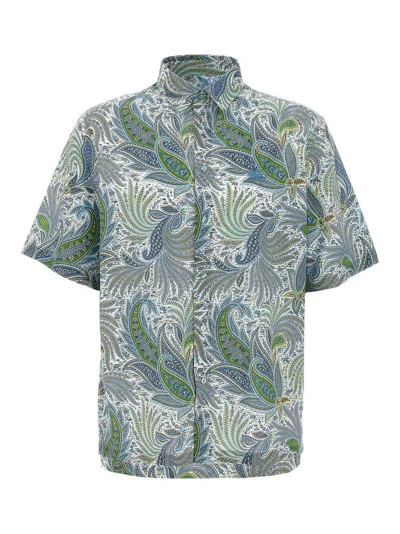 Camicia floreale paisley Multicolore