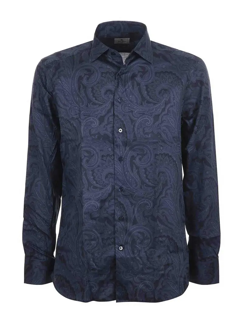 Camicia in cotone Blu