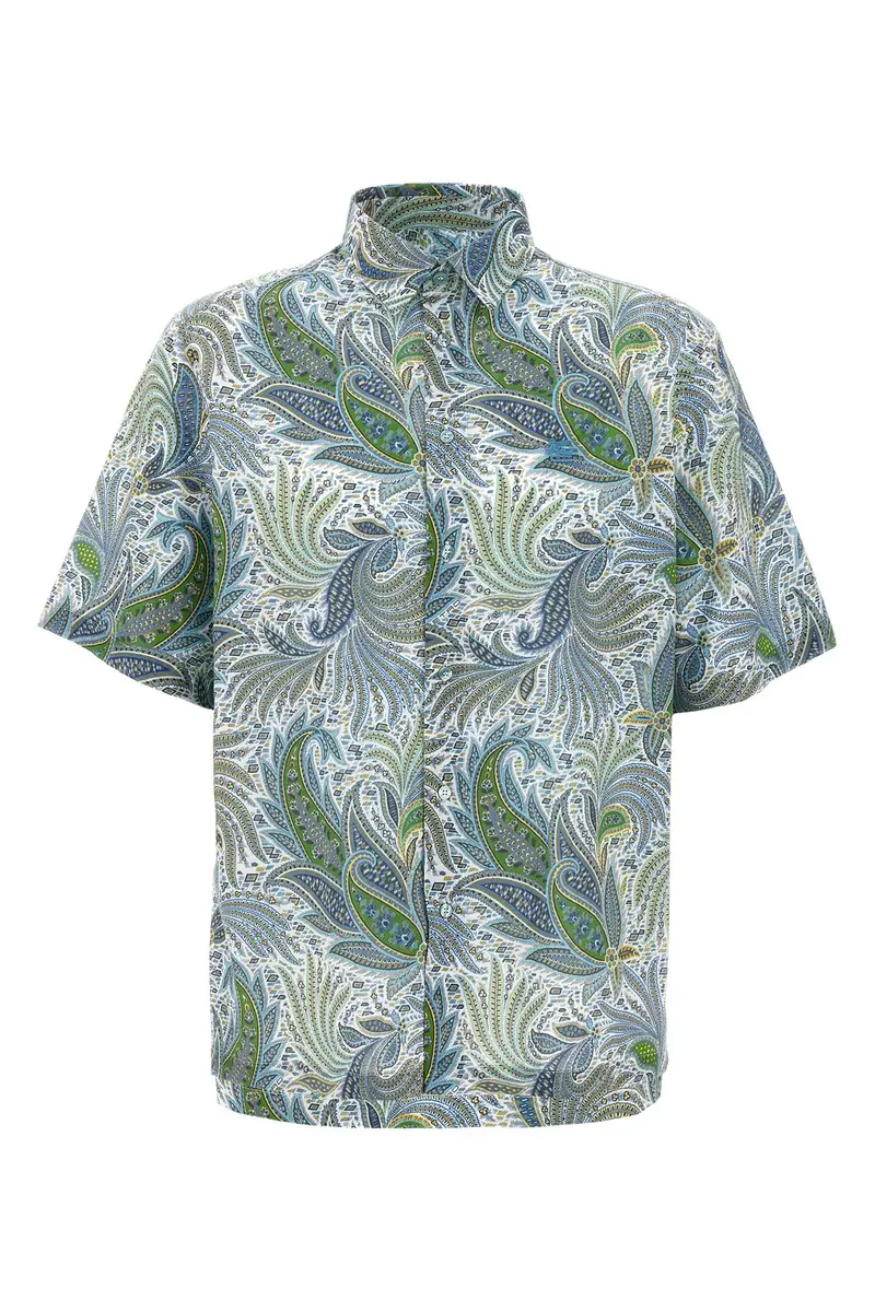 Camicia Paisley Fiori Multi