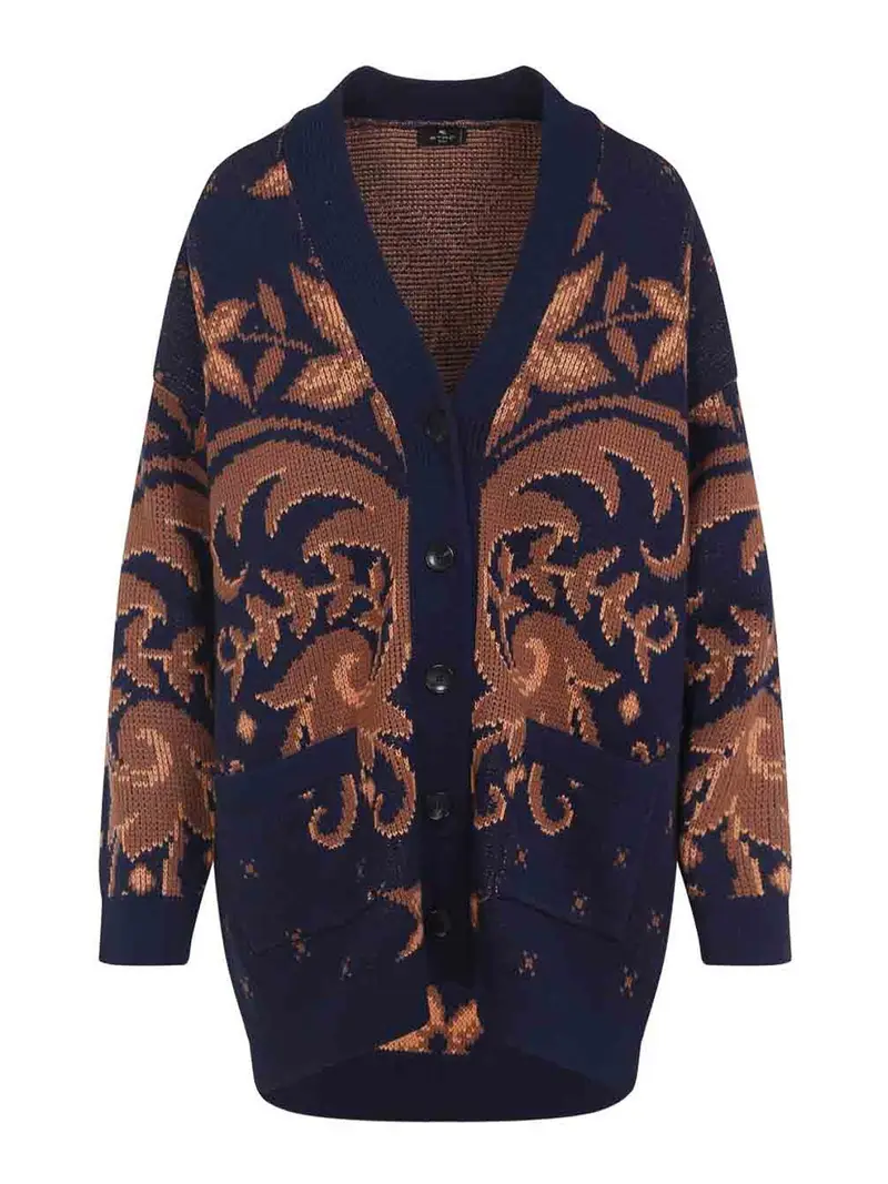 Cardigan a maglia Multicolore