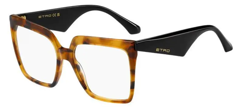 ETRO Donna ETRO 0005 C9B Montature da vista Acetato Havana  Squadrata