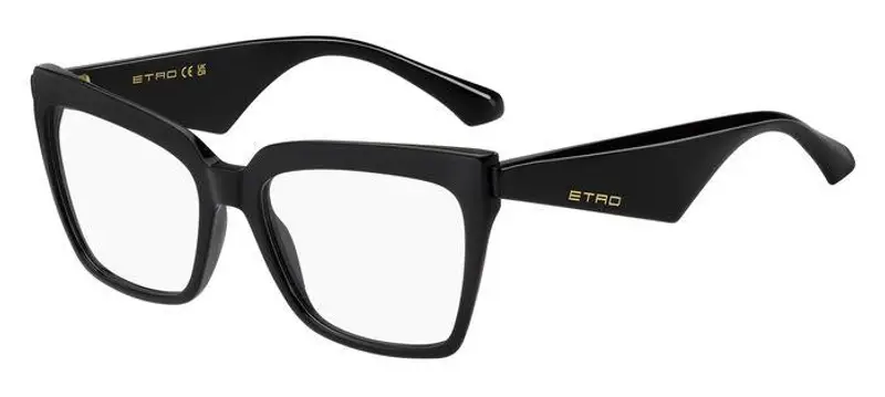 ETRO Donna ETRO 0006 807 Montature da vista Acetato Nero  Squadrata