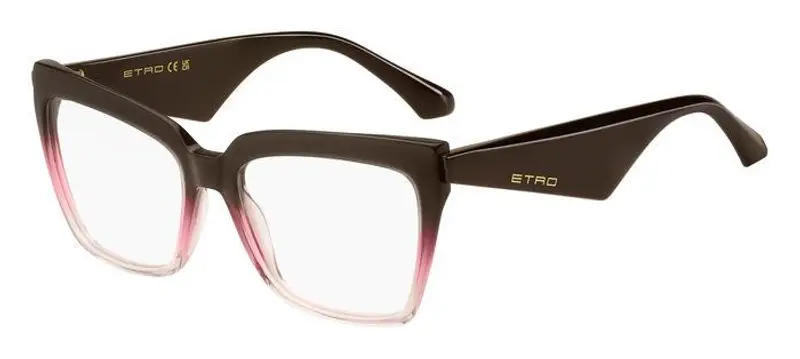 ETRO Donna ETRO 0006 SOE Montature da vista Acetato Marrone  Squadrata