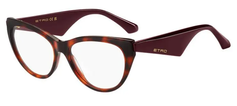 ETRO Donna ETRO 0008 086 Montature da vista Acetato Havana  Cat Eye