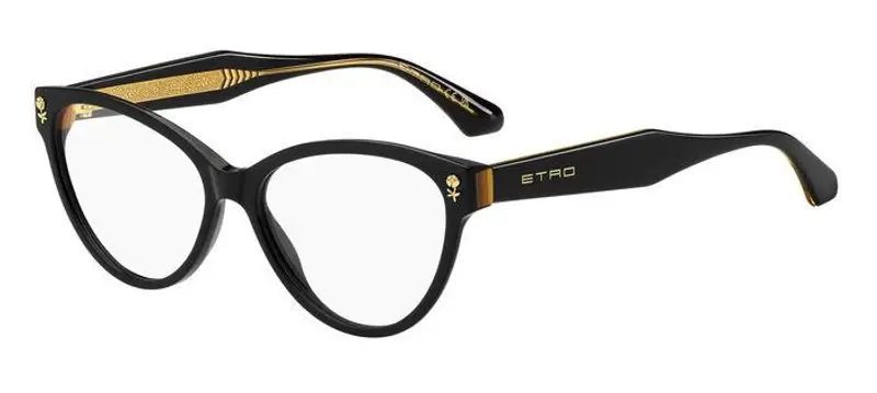ETRO Donna ETRO 0014 71C Montature da vista Acetato Nero  Cat Eye
