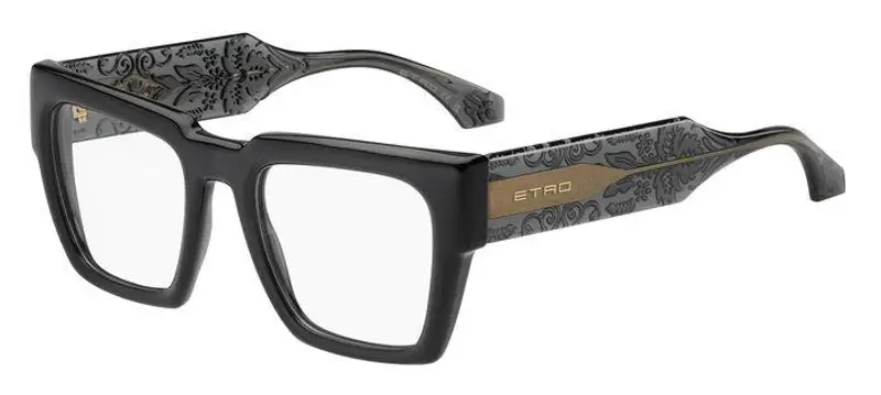 ETRO Donna ETRO 0019 KB7 Montature da vista Plastica Nero  Squadrata