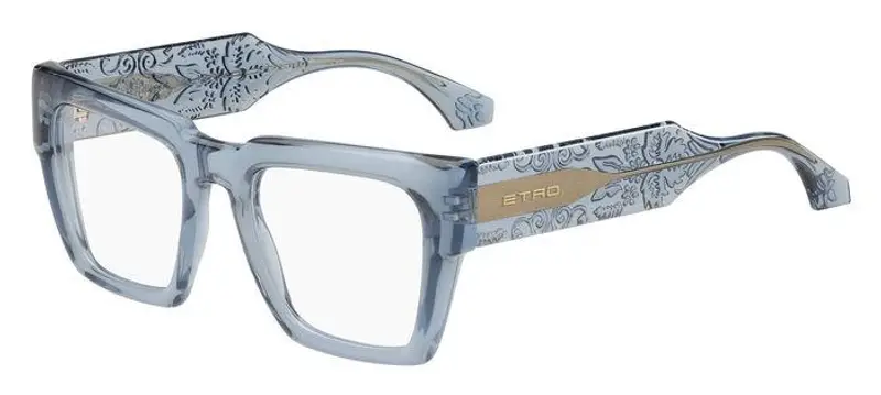 ETRO Donna ETRO 0019 MVU Montature da vista Plastica Azzurro  Squadrata