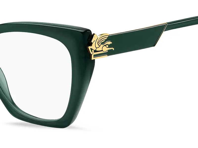 ETRO Donna ETRO 0042 1ED Montature da vista Acetato Verde Squadrata Normale miniatura 2