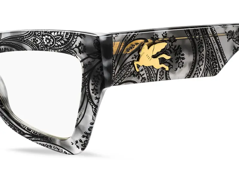 ETRO Donna ETRO 0069 AB8 Montature da vista Acetato Havana Trasparente Farfalla Normale miniatura 2