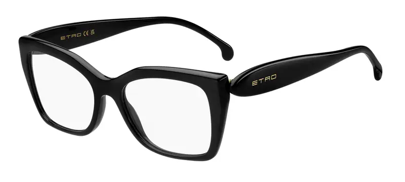 ETRO Donna ETRO 0087 807 Montature da vista Acetato Nero  Squadrata Normale