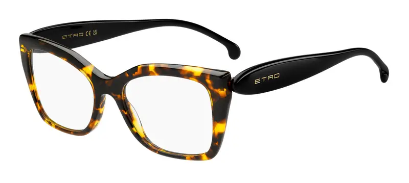 ETRO Donna ETRO 0087 EPZ Montature da vista Acetato Giallo  Squadrata Normale