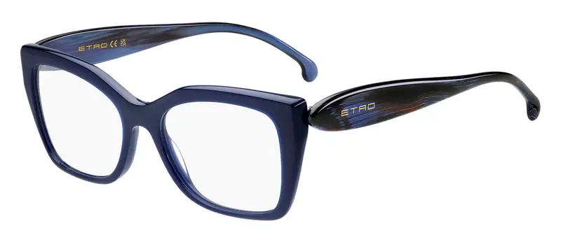 ETRO Donna ETRO 0087 PJP Montature da vista Acetato Blu  Squadrata Normale