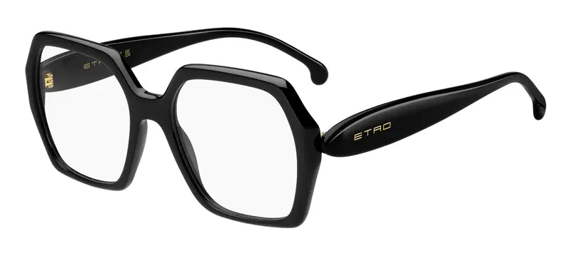 ETRO Donna ETRO 0088 807 Montature da vista Acetato Nero  Squadrata Normale