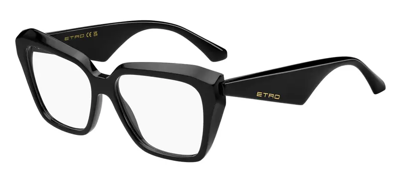 ETRO Donna ETRO 0097 807 Montature da vista Acetato Nero  Squadrata Normale