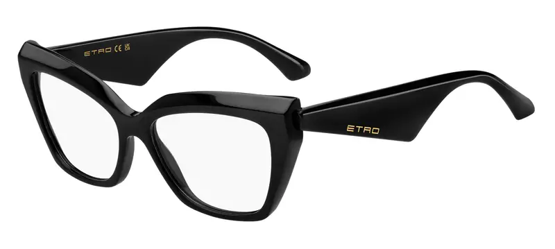 ETRO Donna ETRO 0098 807 Montature da vista Acetato Nero  Squadrata Normale