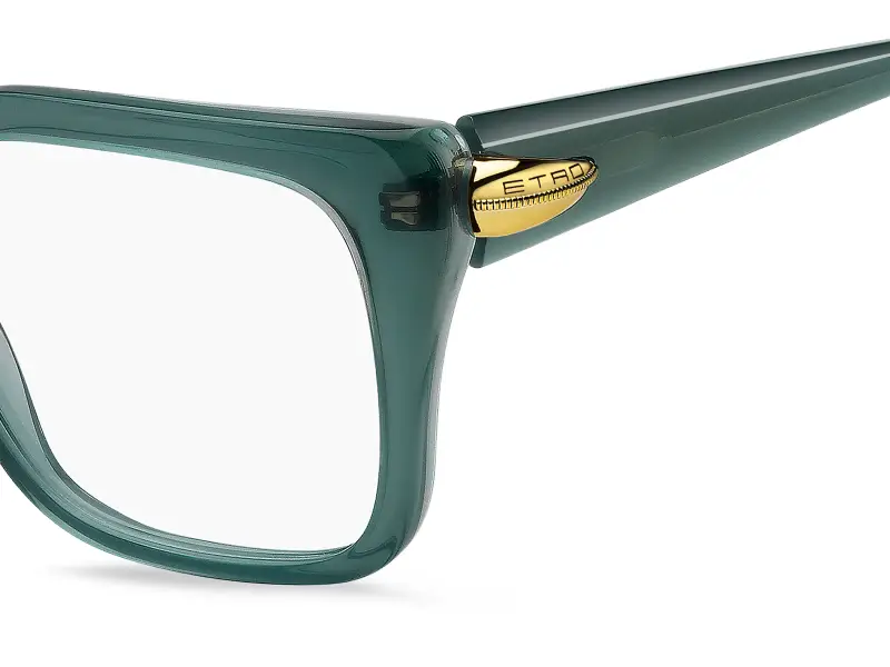 Donna ETRO ETRO 0135 ZI9 Montature da vista Acetato Verde Squadrata Normale miniatura 3