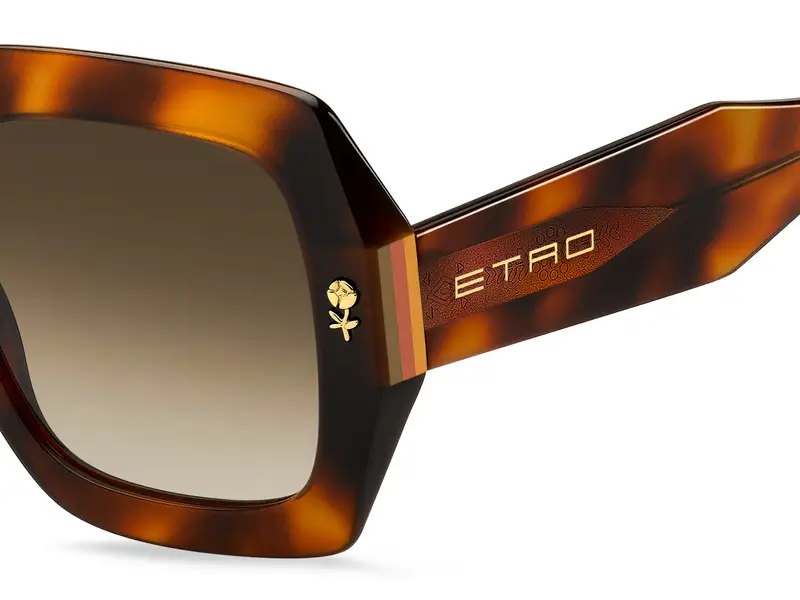 ETRO ETRO 0011/S 05L/HA Occhiali da sole Marrone Sfumato miniatura 2