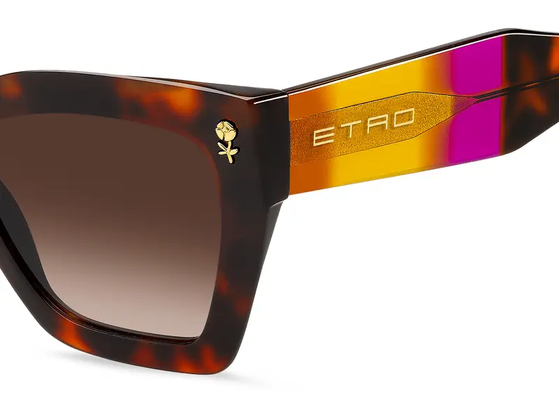 ETRO ETRO 0090/S 086/HA Occhiali da sole Marrone Sfumato miniatura 2
